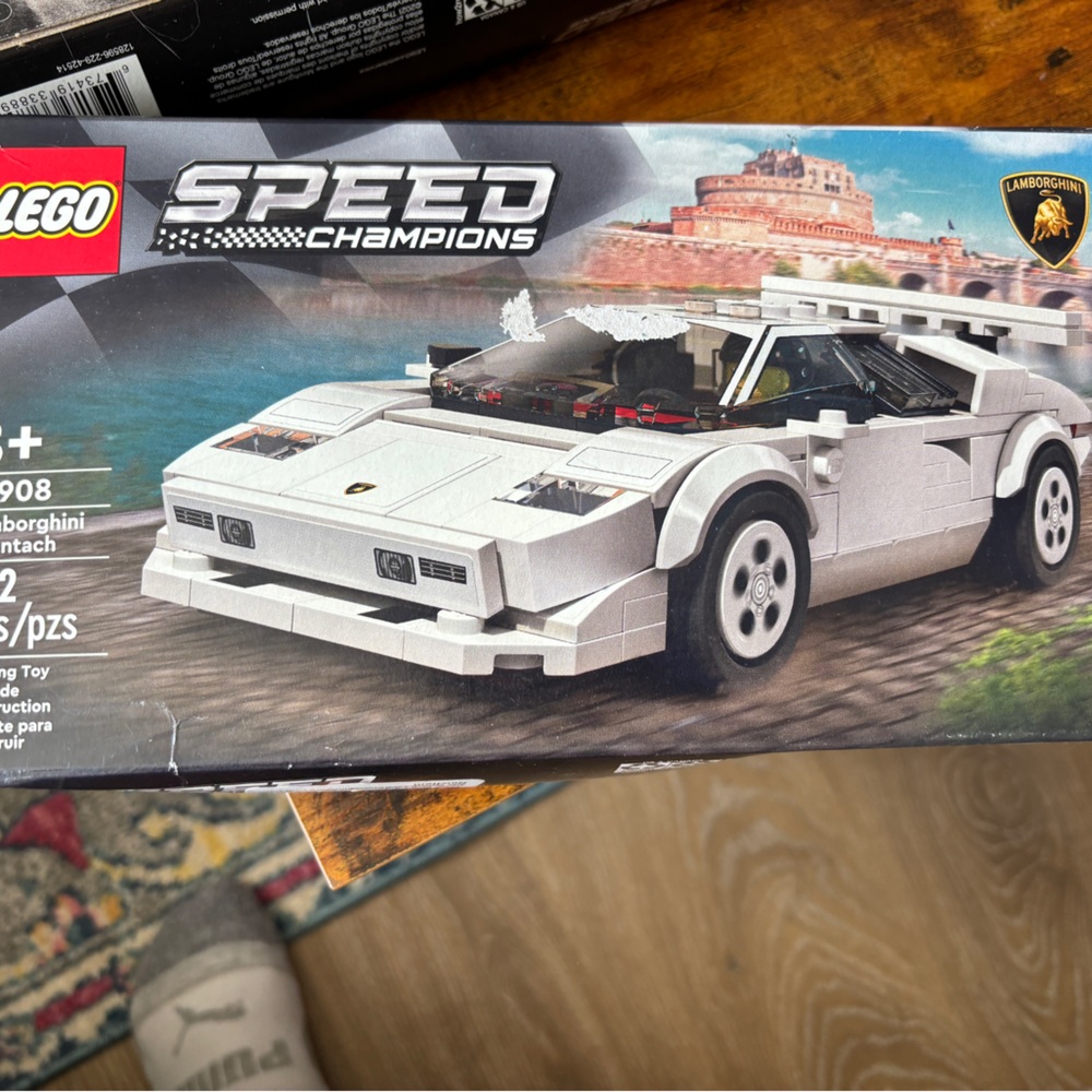 LEGO Speed Champions Lamborghini Countach (76908) – Open Box, New Inside